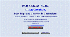 Desktop Screenshot of blackwater-boats.co.uk