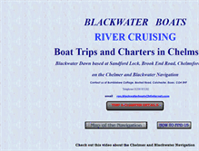 Tablet Screenshot of blackwater-boats.co.uk